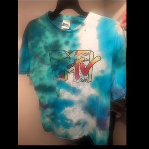 MTV custom one of a kind tie dye MTV T-shirt!